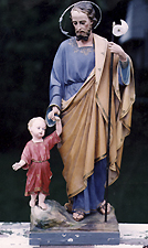 St.Joseph Statue Before Restoration
