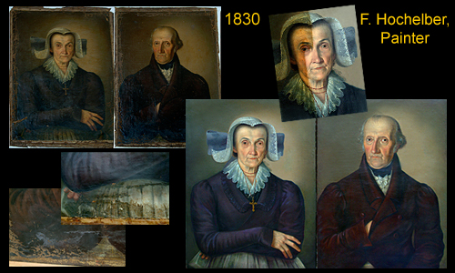 Hochelber 1830 Belgium Painting Restoration